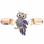 Fako Bijoux® - Vestsluiting - Vestclip - Uiltje Strass -, Verzenden, Nieuw