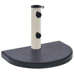 vidaXL Parasolvoet 40x28x4 cm graniet zwart, Verzenden, Nieuw, Minder dan 1 meter, Parasolvoet