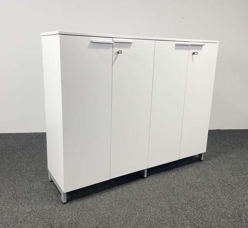 Vepa Kantoorkast Wit 129 x 160 x 44 cm, Huis en Inrichting, Kasten | Roldeurkasten en Archiefkasten, Gebruikt, Ophalen of Verzenden
