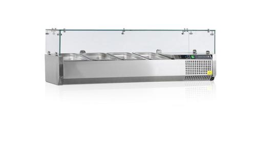 Tefcold saladiere | opzet koelvitrine | glas | 120 cm |, Zakelijke goederen, Horeca | Keukenapparatuur, Nieuw in verpakking, Koelen en Vriezen