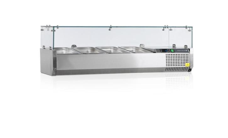 Tefcold saladiere | opzet koelvitrine | glas | 120 cm |, Zakelijke goederen, Horeca | Keukenapparatuur, Nieuw in verpakking, Koelen en Vriezen