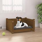 vidaXL Hondenmand 55,5x45,5x28 cm massief grenenhout, Dieren en Toebehoren, Honden-accessoires, Verzenden, Nieuw