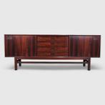 Vintage design dressoir, sideboard - Brouer, jaren 60, Mid century, 150 tot 200 cm, Zo goed als nieuw, Met lade(s)