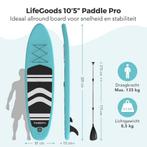 2dekans | LifeGoods SUP Board - met Zitje - Opblaasbaar, Ophalen of Verzenden, Zo goed als nieuw