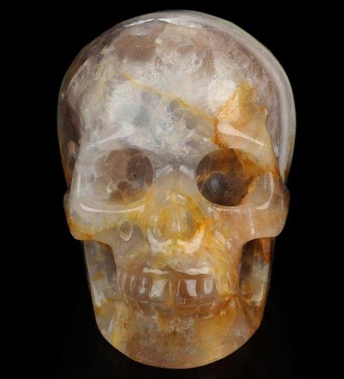 Fluoriet 565 g 8,90 x 7,20 cm Fluoriet Magische Schedel, Verzamelen, Mineralen en Fossielen