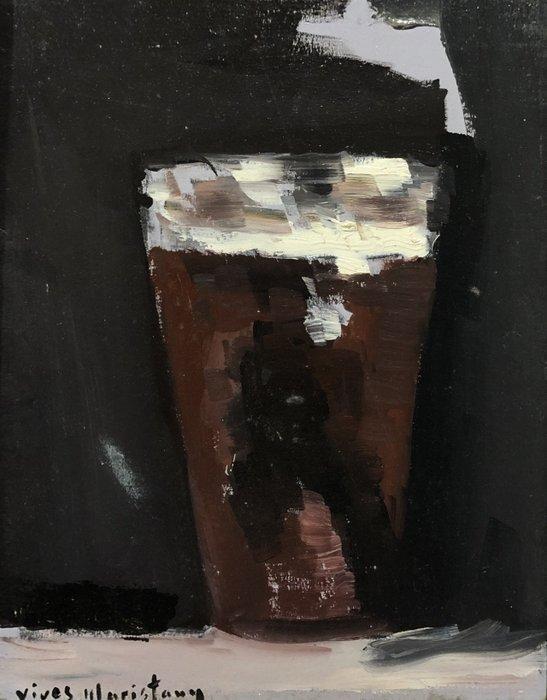 Vives Maristany (XX) - Café Noir, Antiek en Kunst, Kunst | Schilderijen | Klassiek