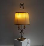 Tafellamp - XL brons bouilotte lamp - Brons, Antiek en Kunst