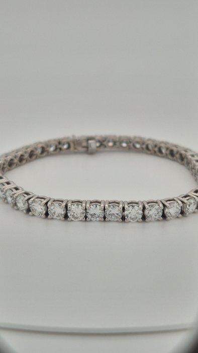 Armband - 14 karaat Witgoud - 11.60ct. tw. Diamant, Sieraden, Tassen en Uiterlijk, Armbanden