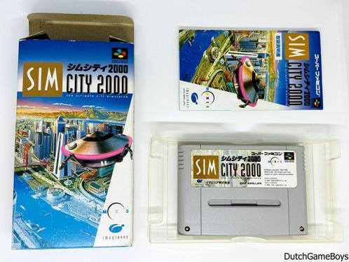 Super Famicom - Sim City 2000, Spelcomputers en Games, Games | Nintendo Super NES, Gebruikt, Verzenden