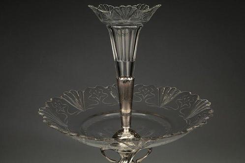 Wilhelm Binder - Taartstandaard - .800 zilver, Antiek en Kunst, Kunst | Designobjecten