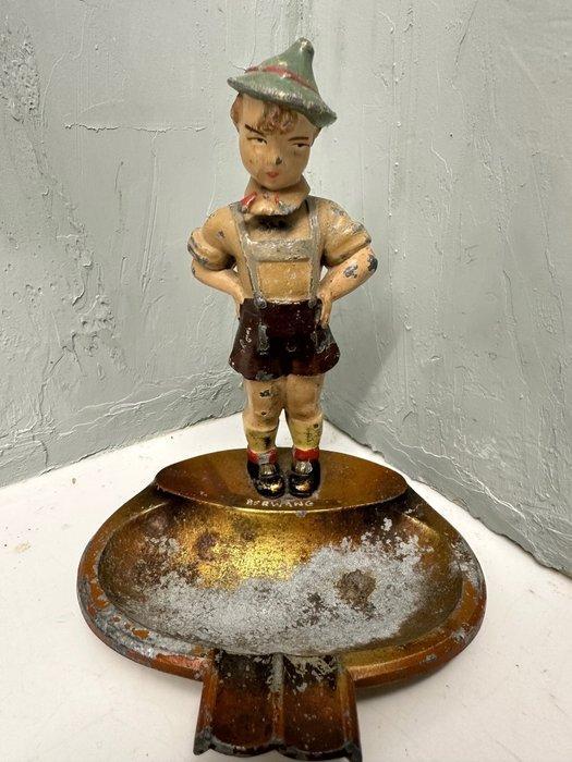 Zonder minimumprijs - Asbak - Zink, Verzamelen, Rookartikelen, Aanstekers en Luciferdoosjes