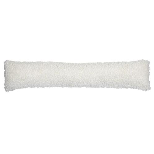 tochtkussen teddy krul wit 20x90cm, Huis en Inrichting, Woonaccessoires | Overige, Verzenden