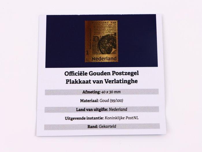 Nederland - Gouden Postzegel - Plakkaat van Verlatinghe, Postzegels en Munten, Postzegels | Nederland