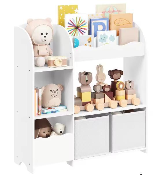 Speelgoedkast met Boekenvakken – Kinder Opbergmeubel met Box, Huis en Inrichting, Kasten | Overige, Nieuw, Verzenden