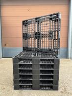 Kunststof pallet 1100x1100x120mm - open dek, gebruikt, Verzenden