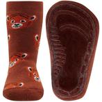 Antislipsok Oranjebruin met Grappige Tijgerhoofdjes - Ewers-, Jongen of Meisje, Nieuw, Ophalen of Verzenden, Ewers