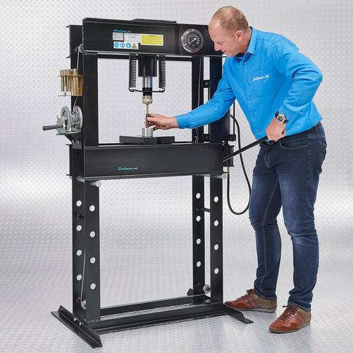 Datona Werkplaatspers 45 ton + Perspennen - Datona - Zwart, Doe-het-zelf en Verbouw, Overige Doe-het-zelf en Verbouw, Nieuw, Ophalen of Verzenden