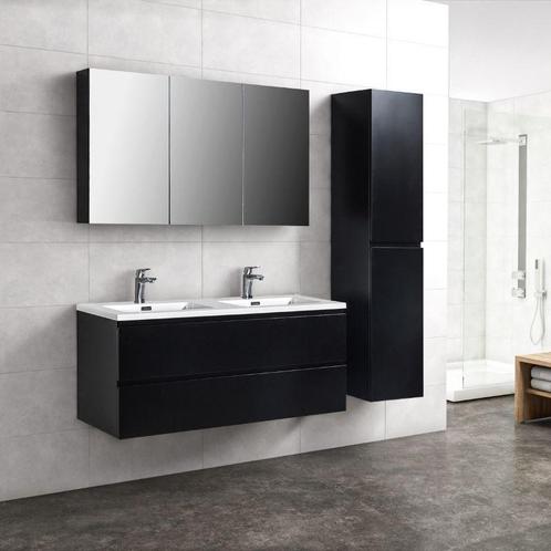 Badmeubel Gusto Black 120CM (Badkamermeubels), Huis en Inrichting, Badkamer | Badkamermeubels, Nieuw, Ophalen of Verzenden