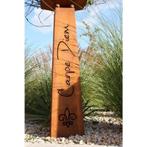 Metalen zuil Carpe Diem met verschillende zuilen | Patina de, Verzenden, Nieuw