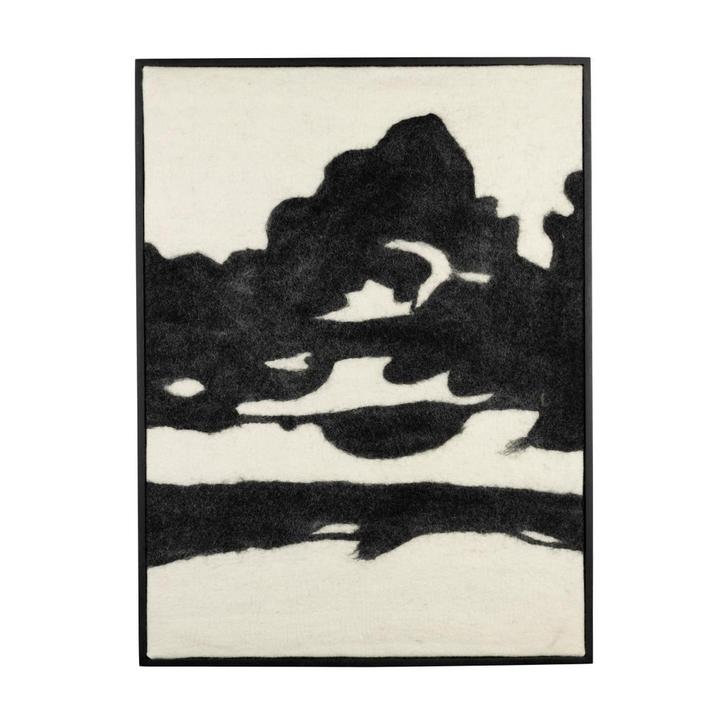 *WOONWINKEL* Dutchbone Sameer Zwart Wit Akoestisch Wandpanee, Huis en Inrichting, Woonaccessoires | Overige, Nieuw, Verzenden