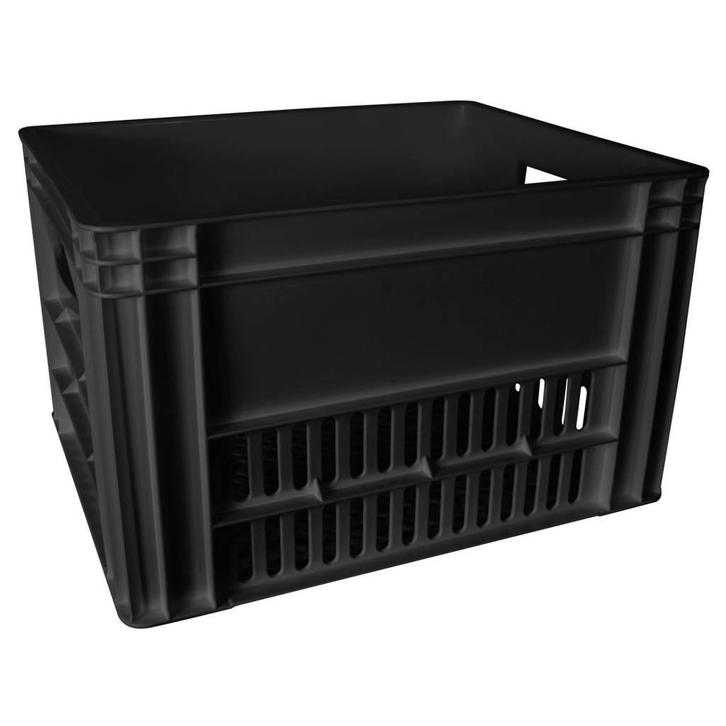 Fast Rider Fietskrat Glans Zwart, Fietsen en Brommers, Fietsaccessoires | Fietsmanden, Nieuw, Verzenden