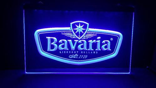 Bavaria neon bord lamp LED verlichting reclame lichtbak, Huis en Inrichting, Lampen | Overige, Nieuw, Verzenden