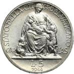 Vaticaan. Pio XII. Vaticano - 5 Lire 1944 RRR 1944 -, Postzegels en Munten, Munten | Europa | Niet-Euromunten