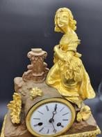 Figurale pendule - Humbert a Aix Louis Philippe Brons,, Antiek en Kunst
