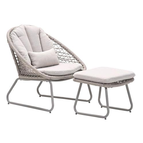 Garden Impressions Roswell loungestoel incl. voetenbank -, Tuin en Terras, Tuinsets en Loungesets, Verzenden