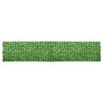 vidaXL Balkonscherm met groene bladeren 500x100 cm, Tuin en Terras, Zonneschermen, Verzenden, Nieuw