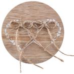 Houten trouwringen presentatie schaal Love, Kleding | Dames, Trouwkleding en Trouwaccessoires, Verzenden, Beige, Sweet-One, Nieuw