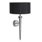 Wandlamp 18x15x50cm Incl. zwarte kap, Huis en Inrichting, Lampen | Wandlampen, Ophalen of Verzenden, Nieuw
