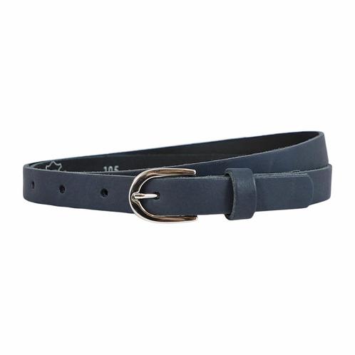 Landley Smalle Dames Riem - Leer - Tailleriem - Blauw - 105, Kleding | Dames, Riemen en Ceinturen, 100 cm of meer, Nieuw, 3 tot 5 cm