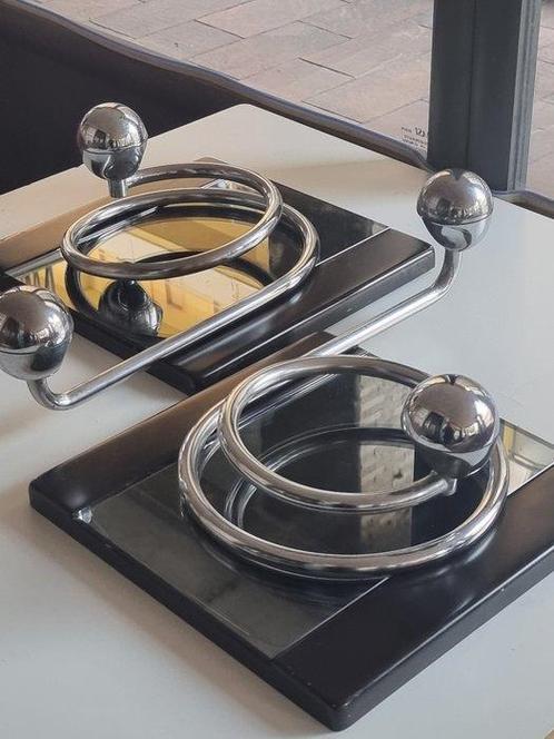 Kapstok - spiraal - Glas, Metaal, Plastic - Koppeling, Antiek en Kunst, Kunst | Designobjecten