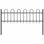 Stalen Tuinhek 180cm - Tweedekansje - Veilig & Sterk, Tuin en Terras, Tuinhekken en Hekwerk, Ophalen of Verzenden, Nieuw, IJzer