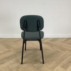 kantinestoel, groen - zwart, Huis en Inrichting, Stoelen, Gebruikt, Zwart, Leer, Ophalen of Verzenden