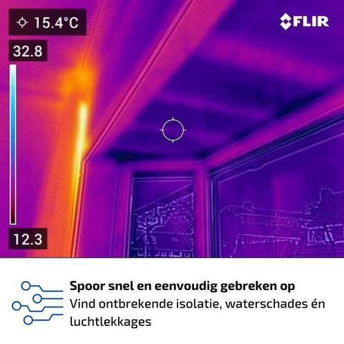 Warmtecamera Huren | €48,40 bij 1 dag en €18,15 bij 14 dagen, Doe-het-zelf en Verbouw, Meetapparatuur, Nieuw