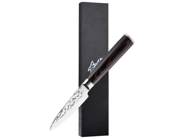 Veiling - Messerhai Schilmes 9 cm RVS Gehamerd Tanoshi, Huis en Inrichting, Keuken | Keukenbenodigdheden