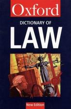 A Dictionary of Law 9780192800664 Market House Books, Verzenden, Gelezen, Market House Books