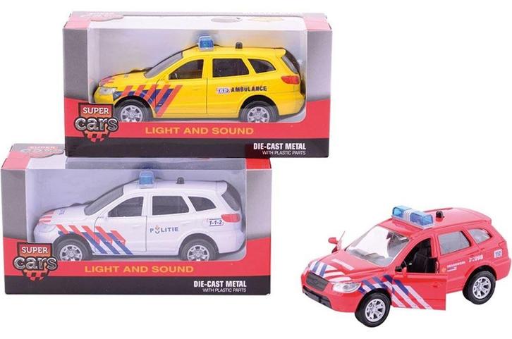 Johntoy Roadmaster hulpdiensten aut van €9,99 voor €6,99, Kinderen en Baby's, Speelgoed | Speelgoedvoertuigen, Ophalen of Verzenden