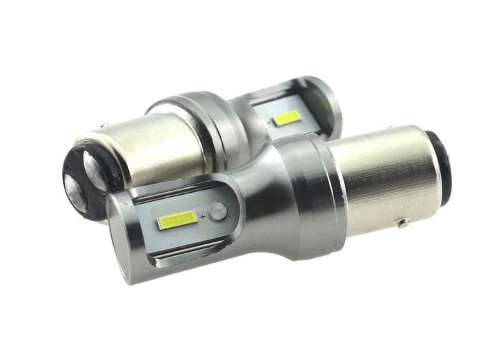 BAY15D - 1157 - LEDlamp set | 2x  2-SMD LED daglichtwit 6000, Huis en Inrichting, Lampen | Overige, Nieuw, Verzenden