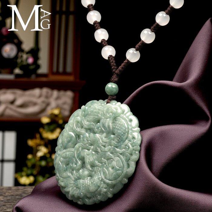 Drago - Embleem van de Levensenergie Hanger in jade met, Verzamelen, Mineralen en Fossielen