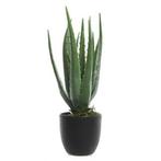 Kunstplant Aloe Vera | Decoris | 33 cm (In pot, Ø 15 cm), Verzenden, Nieuw