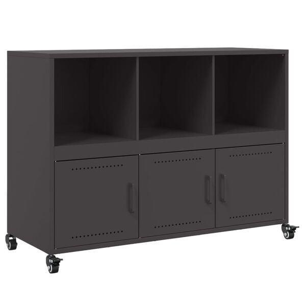 Dressoir 100cm Zwart | Retourdeal 40%, Huis en Inrichting, Kasten | Dressoirs, 100 tot 150 cm, 25 tot 50 cm, Nieuw, Metaal, Ophalen of Verzenden