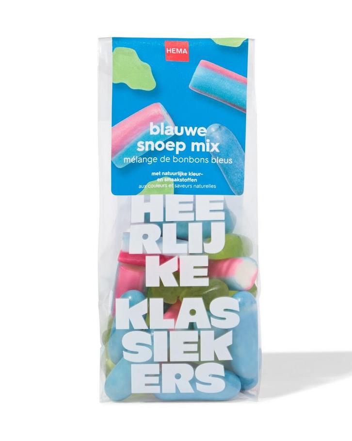 HEMA Blauwe snoep mix 130g 3 voor 4.50 / 2 voor 3.50, Diversen, Levensmiddelen, Verzenden