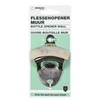 Benson Flesopener Muur - 8.5 x 5.5 cm - Zilver (Wijn & Bar), Nieuw, Ophalen of Verzenden