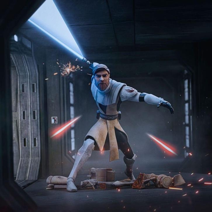 Star Wars Deluxe Art Scale Statue 1/10 Obi-Wan Kenobi 27 cm, Verzamelen, Star Wars, Nieuw, Ophalen of Verzenden