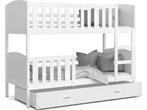 Stapelbed-kind-200x90cm-wit-inclusief matrassen, Ophalen of Verzenden, Nieuw