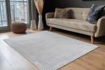 Hoogpolig Vloerkleed | Plush | Zilver | 120x170 cm, Huis en Inrichting, Verzenden, Nieuw