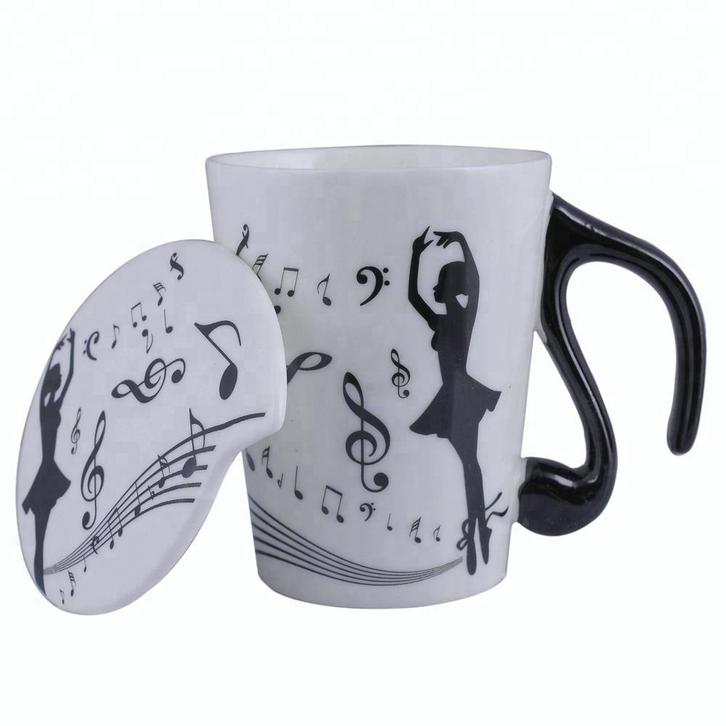 Keramiek mok Muzieknoot Ballerina (Mokken), Huis en Inrichting, Keuken | Servies, Nieuw, Ophalen of Verzenden